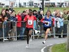 A tremendous battle between winner No 6 Tadele Geremew Mulugeta and Serod Batochi (Morpeth Harriers) in the North Tyneside 10k Road Race from North Shields to Whitley Bay.